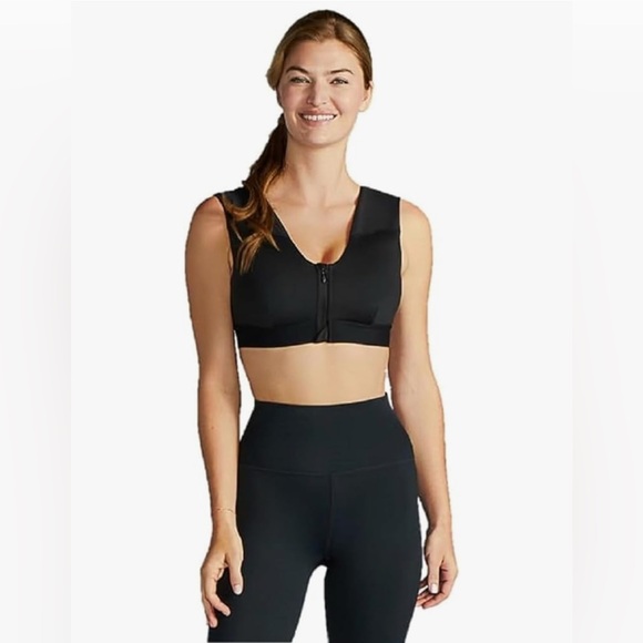Shoulder Support Bra with Front Zipper (Large) - Picture 1 of 16